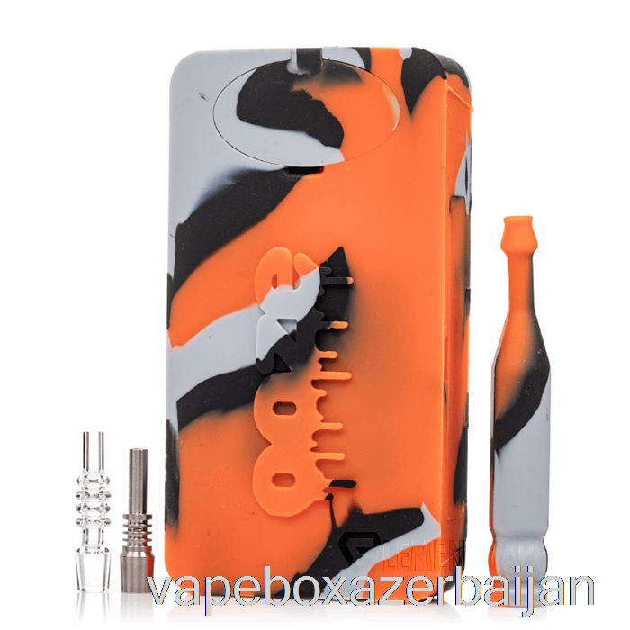 Vape Azerbaijan Ooze Slugger Dabbin Silicone Dugout After Midnight (Black / Grey / Orange)